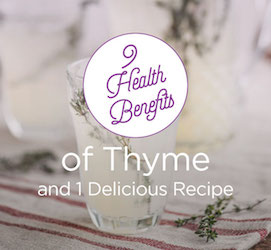 health benefits of thyme