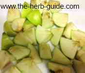 sliced apples sliced apples