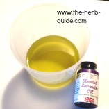 olive oil and lavender essential oil