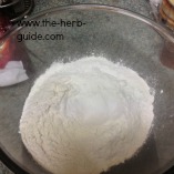 flour in a bowl
