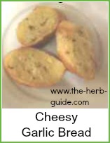 cheesy garlic bread slices