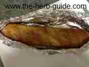 Opening aluminium foil to allow crust to get crispy Opening aluminium foil to allow crust to get crispy