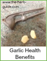 garlic cloves and press