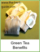 green tea bags