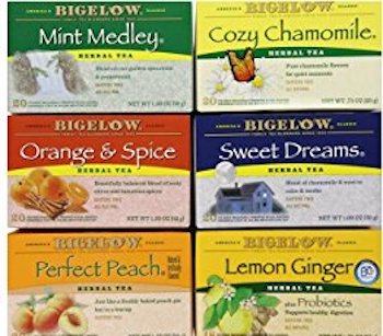 herbal tea selection