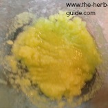 herb infused oil mixed into the sea salt