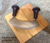 Herb chopper and board Herb chopper and board