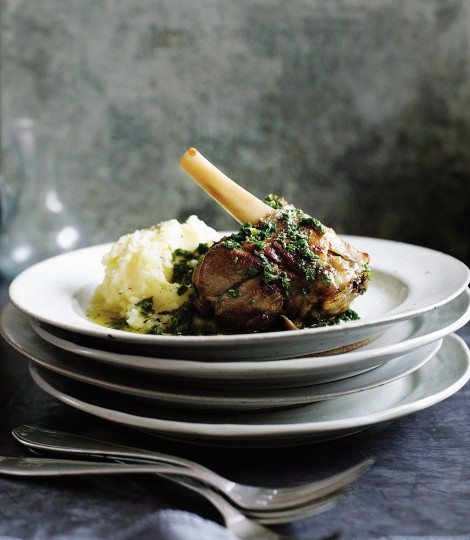 braised lamb shanks