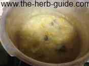 apple, mint and water boiling apple, mint and water boiling