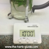 setting the timer for 10 minutes setting the timer for 10 minutes