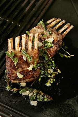 rack of lamb with herbs