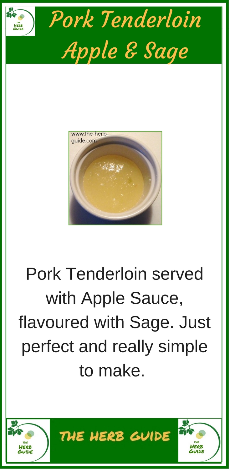 apple sauce for pork tenderloin with sage