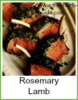 rosemary lamb cutlets on a plate