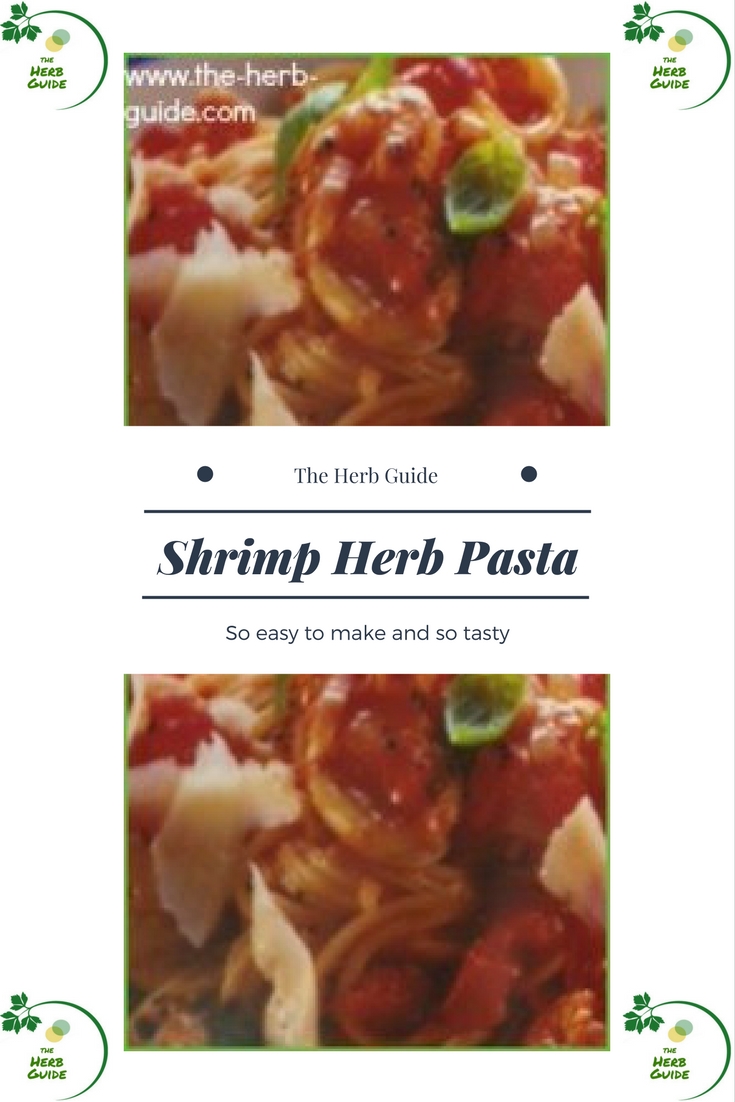 shrimp herb pasta