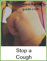 hand over mouth for coughing