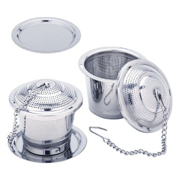 tea infuser with drip tray