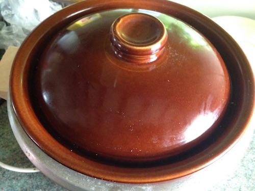 lid on the crockpot lid on the crockpot